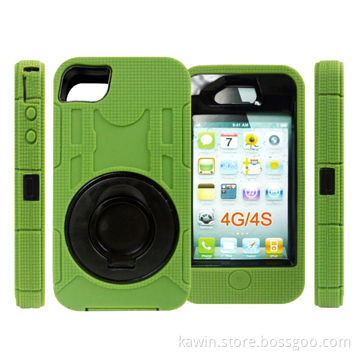 Commander 2-in-1 PC + Silicone Cover for Apple iPhone 4G